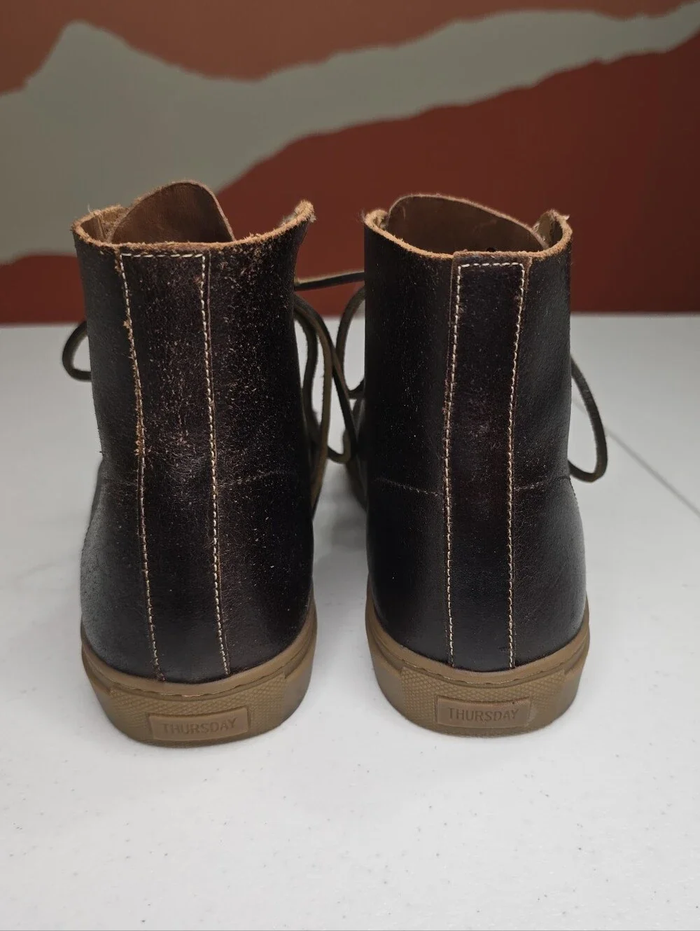 Thursday Boot Company Premier High Top Brown Heritage Leather Men's 9